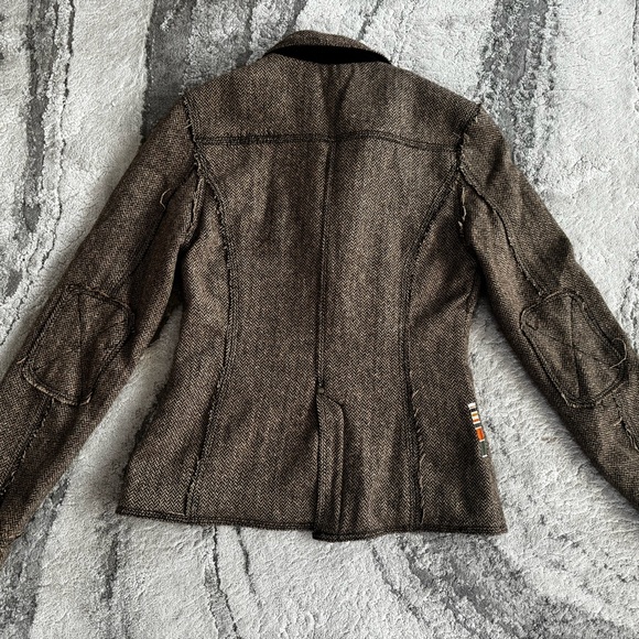 Vintage 100% Wool blazer sz S - Picture 4 of 9